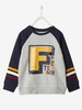 Sweatshirt with Large Graphic Motif & Colour Stripes for Boys grey light mixed color