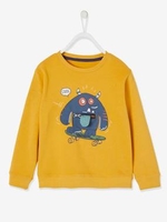 Sweatshirt with Monster,  for Boys yellow/print