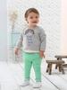 Sweatshirt with Rainbow Motif for Baby Girls grey light mixed color