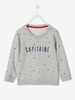 Sweatshirt with Sailing Motifs for Boys grey light all over printed