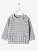 Sweatshirt with Stylish Stripes for Baby Boys grey light mixed color