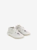 Sweety Bear Soft Soles Booties,  by ROBEEZ© grey light solid with design