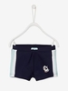Swim Shorts for Baby Boys blue dark solid with design