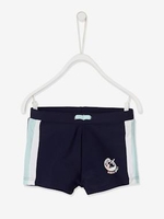 Swim Shorts for Baby Boys blue dark solid with design