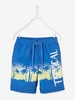 Swim Shorts for Boys,  Palm Tree Motifs blue bright all over printed
