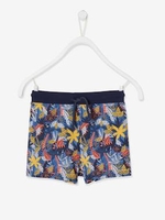 Swim Shorts with Jungle & Dinosaur Print for Boys blue/print
