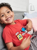 T-Shirt with Fun Motif for Boys pink medium solid with desig