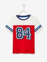 T-Shirt with Graphic Motif,  for Boys red medium solid with desig