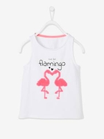 T-Shirt with Motif in Reversible Sequins,  for Girls pink light solid with design