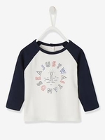 Two-Tone Stylish Top for Baby Boys grey light mixed color