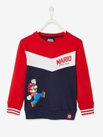 Two-Tone Sweatshirt for Boys,  Super Mario® red medium solid with desig