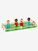 Wooden Mini Football Game brown medium solid with design