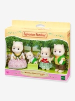Woolly Alpaca Family - SYLVANIAN FAMILIES white medium solid with design