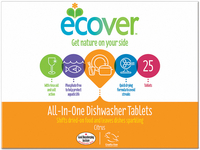 Ecover Dishwash Tablets - All In One - 25 Tablets
