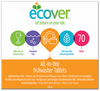 Ecover Dishwash Tablets - All In One - 70 Tablets