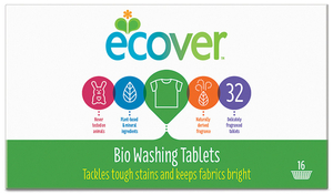 Ecover Ecological Bio Washing Tablets - Pack of 32
