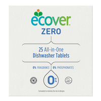 Ecover Zero All-in-One Dishwasher Tablets - 25 Tabs