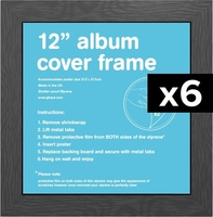 Flat MDF Album Frame Bundle x 6