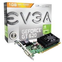 EVGA GT 620 1GB DDR3 VGA DVI HDMI PCI-E Graphics Card