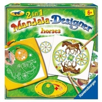 Horses - 2 In 1 Mandala Designer - Ravensburger