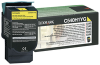 Lexmark C540 High Yield Yellow Toner Cartridge