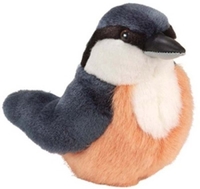 Plush - Birds With Real Bird Calls - Nuthatch 5 - Wild Republic