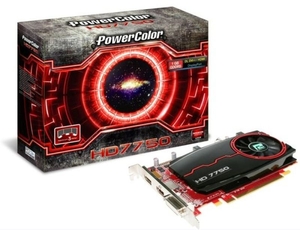 PowerColor HD 7750 1GB GDDR5 DVI HDMI DisplayPort PCI-E Graphics Card