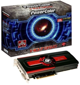 PowerColor HD 7950 3GB DVI HDMI Dual Mini DisplayPort PCI-E Graphics Card