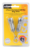 Rolson 2pc 1 LED Mini Key Ring Torch