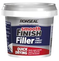 Ronseal 36553 Smooth Finish Quick Drying Multi Purpose Filler 600 G