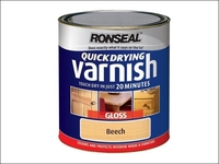 Ronseal Quick Dry Varnish Coloured Gloss Deep Mahogany 250ml