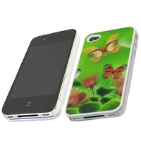 Rose ButterFly ButterFly 3D Protection Case - Apple iPhone 4