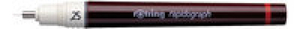 ROTRING RAPIDOGRAPH ISO PEN 0.25 BLACK