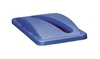 RUBBERMAID SLIM JIM BIN LID PAPER BLUE