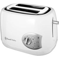 Russell Hobbs 18541 Buxton White 2 Slice Toaster