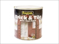 Rustins Brick & Tile Paint Matt Red 250ml