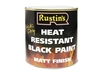 Rustins Heat Resistant Black 1 Litre.