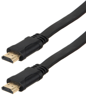 Xenta Flat HDMI to HDMI Cable Black - 2m