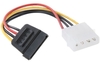Xenta LP4 Molex MALE to Serial ATA SATA Power Adapter