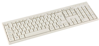 Xenta White Full Size Keyboard - USB UK Layout