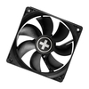 Xilence Black 120mm Case Fan - 4pin with 3pin adaptor