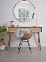 Chevron Oak Dressing Table
