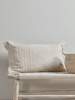 Embroidered Natural Cushion