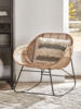 Flat Rattan Rocking Chair