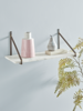 Handcrafted Marble Shelf - White