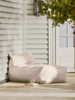 Indoor Outdoor Beanbag Lounger - Soft Blush