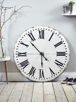 Industrial Style Metal Clock