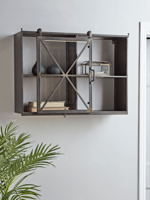 Industrial Style Roller Door Wall Cabinet