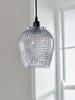 Large Dots Textured Pendant - Grey