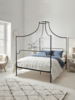 Luna Canopy Kingsize Bed - Black